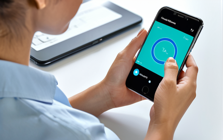 **

A fully clothed woman using a smartphone app to track her screen time, sitting at a desk in a bright, modern room, appropriate content, safe for work, perfect anatomy, professional, well-formed hands, proper finger count, natural pose, high quality, modest clothing, family-friendly.

**