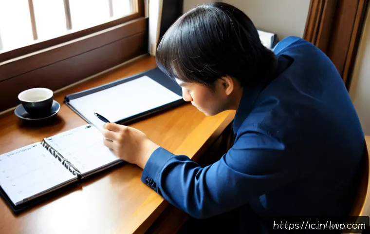 Home 17 언플러그드 시간 관리의 다양한 성공 사례 - Photorealistic morning home office scene showing a successful unplugged time-management routine: a r...